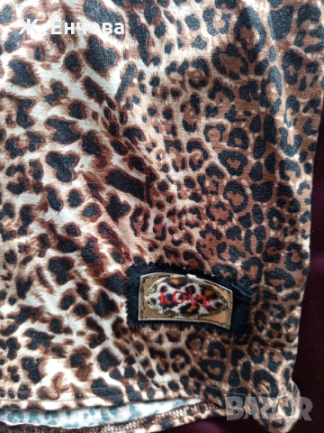 блъзка в гепардов десен, снимка 2 - Блузи с дълъг ръкав и пуловери - 52845632