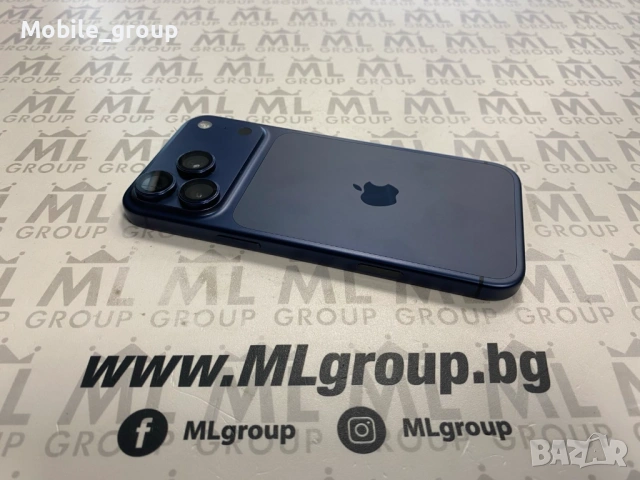 #MLgroup предлага iPhone 17 Pro Max 256GB Blue 100%, втора употреба