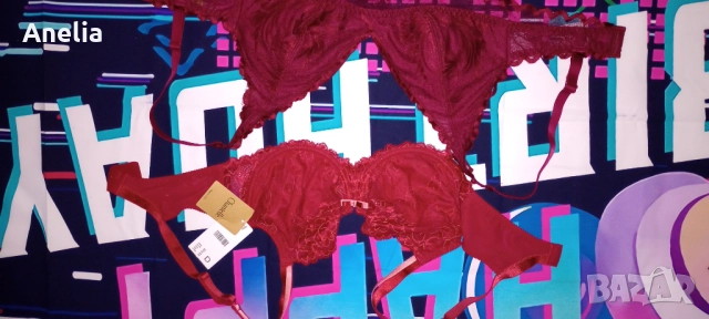 Нови Лукс 2 бр. Дамски Сутиени в Червено 75 Д 80, снимка 9 - Бельо - 52558137