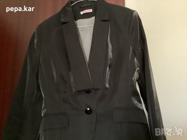 Елегантно черно сако Аристон 42размер, снимка 1 - Костюми - 38437625