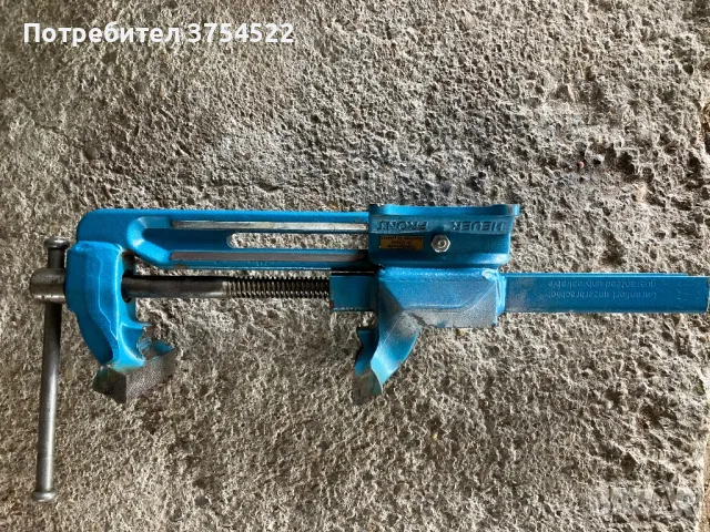 Професионално настолно менгеме Heuer 140 мм, снимка 5 - Менгемета - 50392983