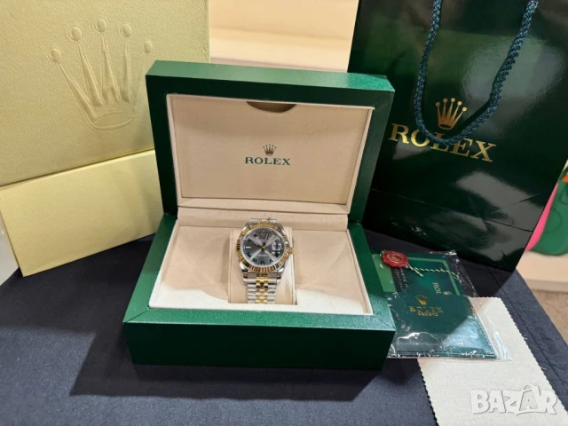 висококачествен часовник в кутия rolex , снимка 9 - Мъжки - 51404633