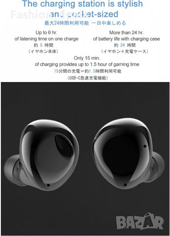 Нови Безжични слушалки Bluetooth с Микрофон за iPhone Android iOS Earbuds, снимка 6 - Bluetooth слушалки - 37449315