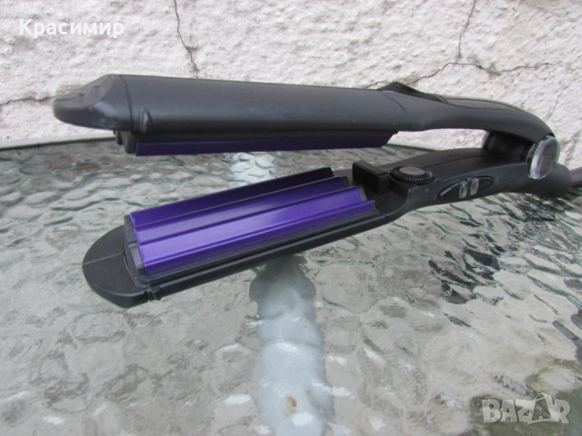 Преса за коса - вафлички BaByliss, снимка 2 - Преси за коса - 51657391