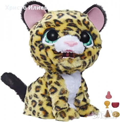 Интерактивена Плюшена играчка Коте леопард със звуци и движения FurReal Friends Hasbro Оригинална, снимка 4 - Плюшени играчки - 39371896