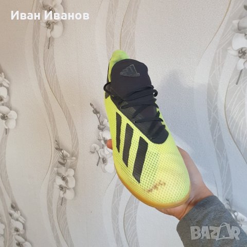 футболни обувки за зала Adidas X Tango 18.3 In номер 45,5-46, снимка 11 - Футбол - 37851258