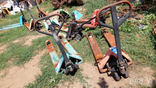 Палетна  количка работеща , снимка 8 - Индустриална техника - 37676133