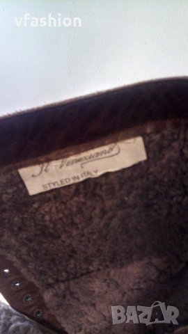 Дебели дамски ботуши, естествена кожа и вълна, снимка 7 - Дамски ботуши - 35130861