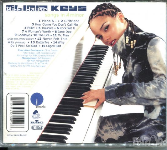 Alicia Keys-Song in Aminor, снимка 2 - CD дискове - 35524288