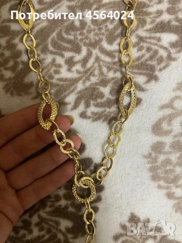 Дамски комплект позлатен, снимка 6 - Бижутерийни комплекти - 51370453