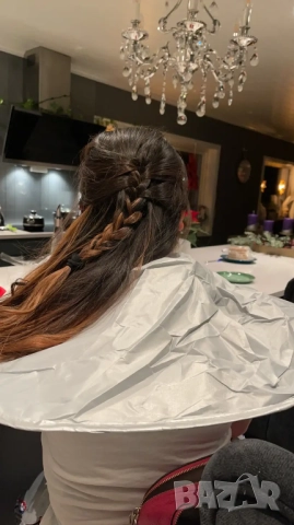 🧥 Предпазваща мантия за подстригване 