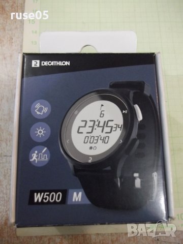 Часовник мъжки "DECATHLON - W 500 M BLUE" с хронометър нов, снимка 2 - Мъжки - 38856445