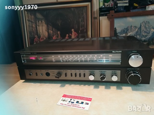 grundig retro receiver-germany 2204210758, снимка 7 - Ресийвъри, усилватели, смесителни пултове - 32638449