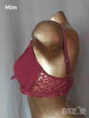 BODYFLIRT 85 E Сутиен в бордо и в кафяво, снимка 5 - Бельо - 51993597