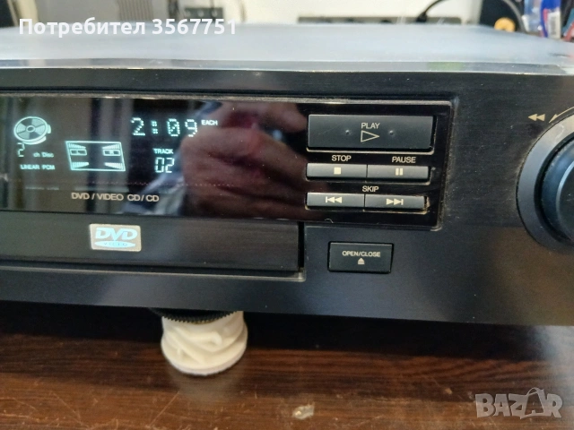 JVC DVD PLAVER MODEL XL-511BLK, снимка 5 - Аудиосистеми - 53041128