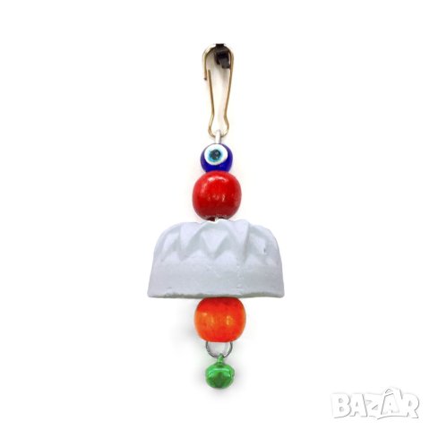 Играчки за птици. Дървена играчка за папагал. Огледало за папагали. Креда за вълнист папагал. , снимка 7 - За птици - 34065713