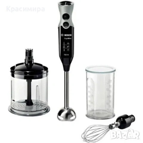 Пасатор Блендер Bosch ErgoMixx MSM67160, 750W Чопър, снимка 2 - Блендери - 53388376