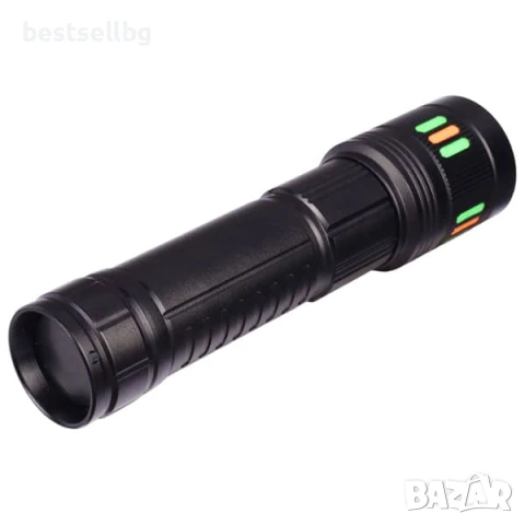 Мощен акумулаторен лазерен LED ръчен фенер лазерен диод прожектор USB зареждане риболов къмпинг лов, снимка 8 - Къмпинг осветление - 51204183