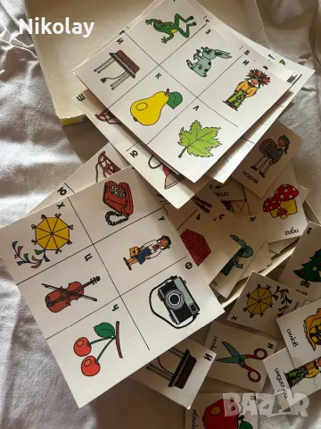 Лото азбука vintage 80-те, снимка 3 - Образователни игри - 48415363