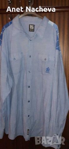  Мъжка риза рае, светло синя , снимка 1