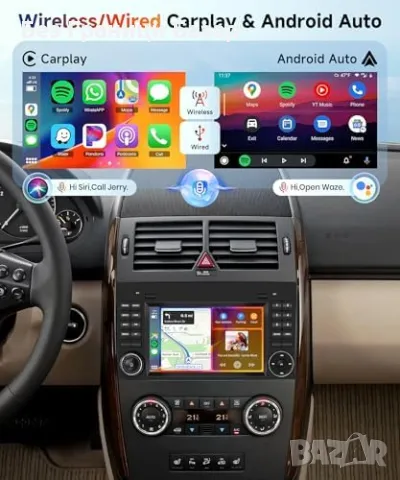 Ново Mercedes-Benz B200 W245 Android Auto радио с GPS и Bluetooth, снимка 4 - Друга електроника - 49134327