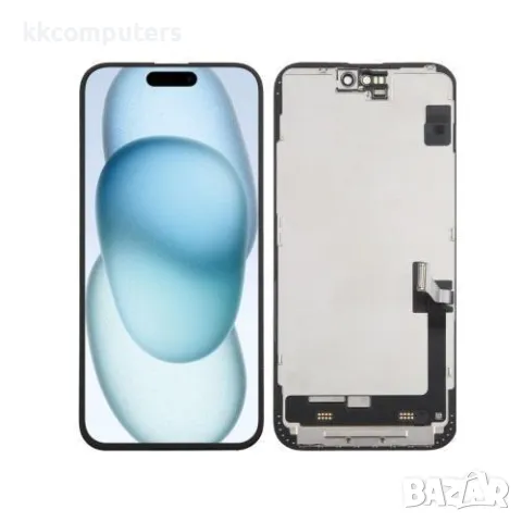 LCD Дисплей за iPhone 15 Plus 6.7 + Тъч скрийн / Черен / КЛАС B Баркод : 483762
