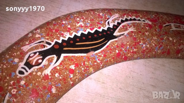throwing boomerang-hand crafted in australia-29см, снимка 7 - Колекции - 27567365