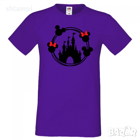 Мъжка тениска Disney Castle 1 Minnie Mouse,Подарък,Изненада,Рожден ден, снимка 7 - Тениски - 36575332