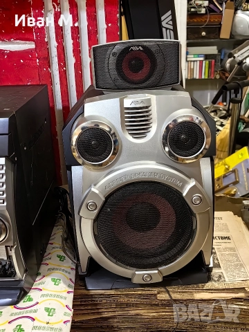 Аудиосистема Aiwa 500 вата , снимка 5 - Аудиосистеми - 52691629