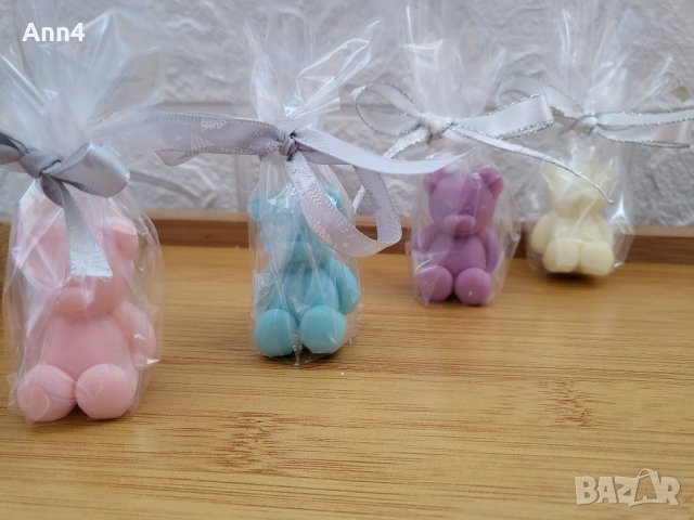 Свещи мече за подаръци за гости на кръщене, погача,рожден ден или декорация за дома, снимка 2 - Декорация за дома - 43488427