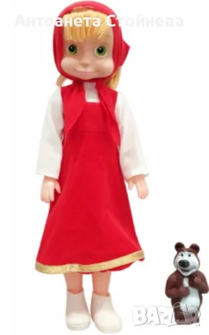 Голяма музикална детска кукла Маша от Маша и Мечокът, снимка 7 - Кукли - 47939849