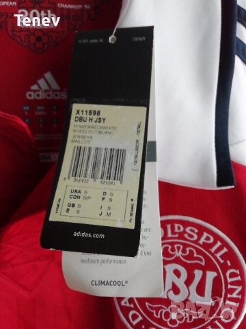 Denmark Дания Adidas нова оригинална футболна тениска фланелка 2012, снимка 3 - Тениски - 38912737
