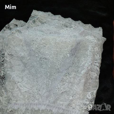 М/ XL Дълга дантелена рокля / нощница/ в  червено, снимка 6 - Рокли - 41671994