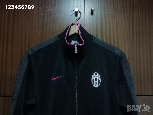 Juventus N98 Nike 2011/2012 оригинално горнище Ювентус черно/розово, снимка 4 - Спортни дрехи, екипи - 52497614