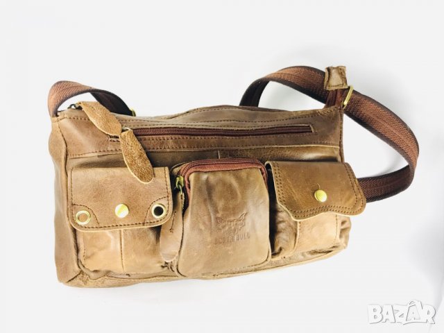 Луксозна Мъжка чанта Телешка кожа Арт Vinatge Lux Bag Топ ЦЕНА !, снимка 9 - Чанти - 26344778