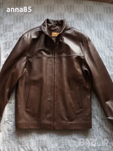 Мъжко яке естествена кожа, ново, L