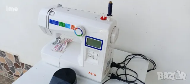 Шевна машина НОМЕР 05. AEG 11225. Ревизирана. Работеща с мостра на някой видове на шиене..., снимка 2 - Шевни машини - 50157140