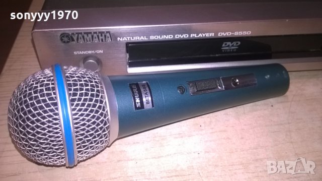 shure//shure beta sm58s-profi microphone-внос швеицария, снимка 1 - Микрофони - 26881095