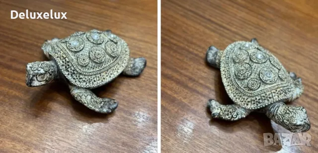 Малка костенурка с кристалчета, снимка 3 - Декорация за дома - 48942088