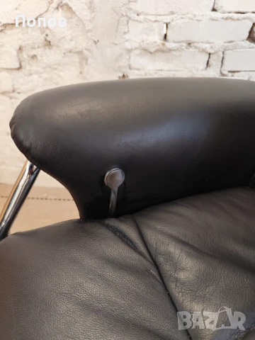 Кожено дизайнерско релакс кресло, снимка 9 - Дивани и мека мебел - 50540250