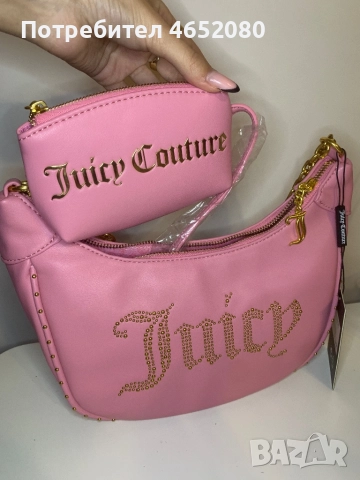 Juicy Couture Дамска Чанта Нова , снимка 3 - Чанти - 52426930