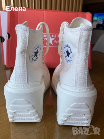 Converse кецове на висока платформа , снимка 3 - Кецове - 51953535