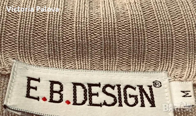  Копринена блуза E.B. DESIGN , снимка 14 - Блузи с дълъг ръкав и пуловери - 47446810