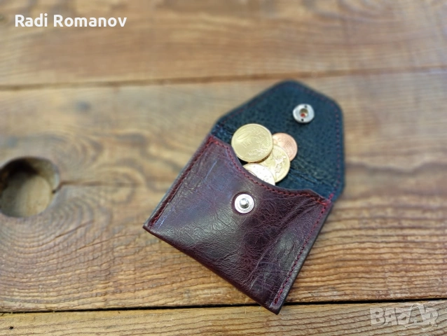 Кожено портмоне, естествена кожа , снимка 4 - Портфейли, портмонета - 53336087