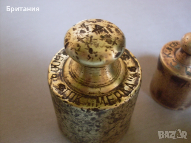 Стари бронзови тежести за кантар., снимка 3 - Антикварни и старинни предмети - 52909609