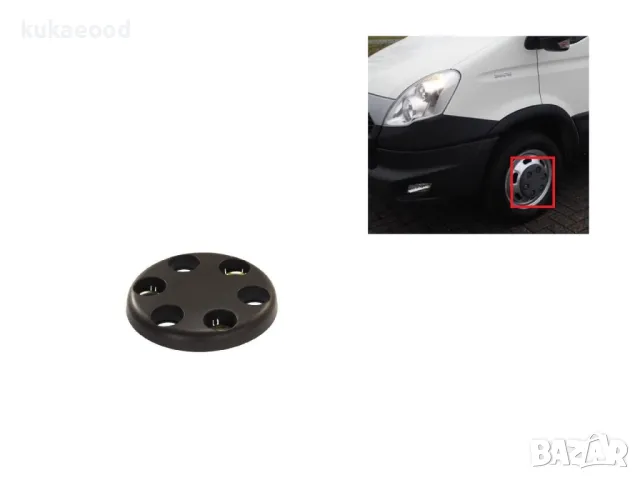 Капаче за джанта на Iveco Daily MK5, снимка 3 - Аксесоари и консумативи - 47790448