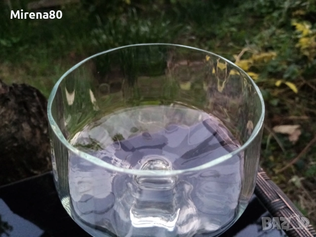 Кристални чаши за мелба - 4 бр., снимка 4 - Чаши - 52276133