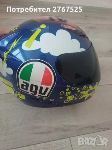 Колекционерска Лимитирана Agv K-3 L Valentino Rossi мото каска Роси , снимка 7 - Колекции - 50714050
