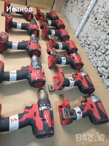 Безчеткови винтоверти,  импакти,  гайковерти Милуоки Milwaukee , снимка 4 - Винтоверти - 50492890