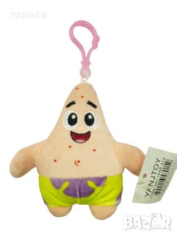 Играчка Sponge Bob, Патрик, Плюшена ,9 см
